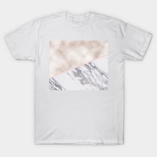 Florence rose gold pearl and marble T-Shirt